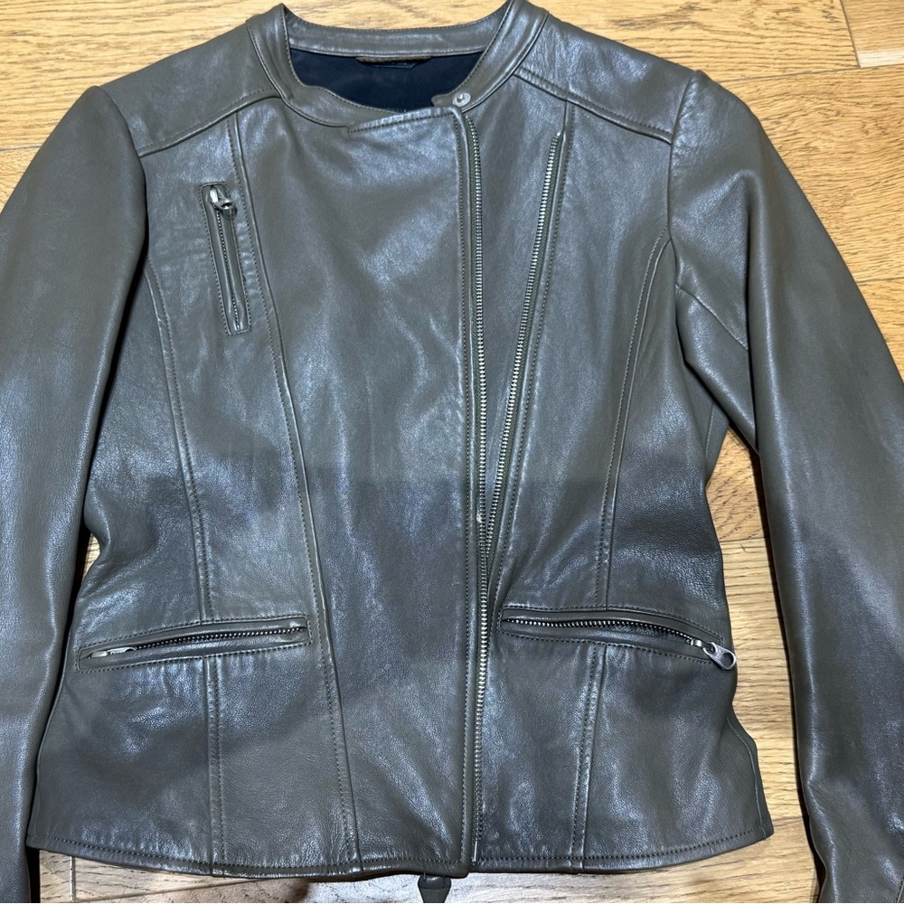 Mackage Olive Leather Jacket